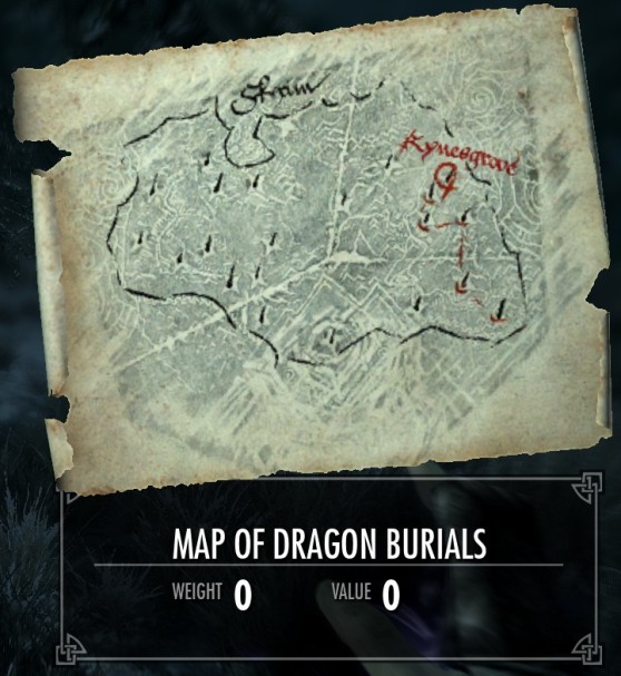 Dragon Burial Map Skyrim The Elder Scrolls V – Skyrim: Dragon Burial Site Locations – Gametipcenter