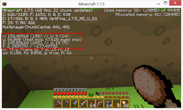 Minecraft – How to Navigate Using Coordinates – GameTipCenter