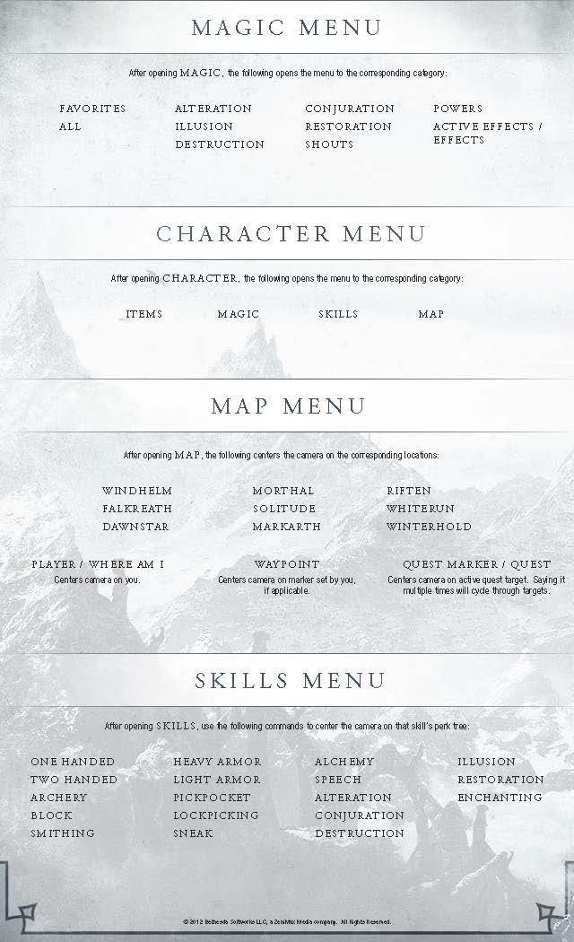 Skyrim: How to use voice commands - page 4