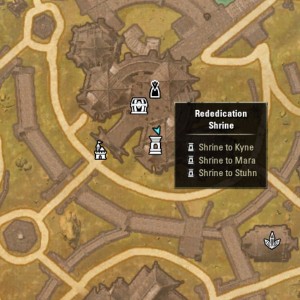 Rededication shrines to reset your skill points in The Elder Scrolls Online