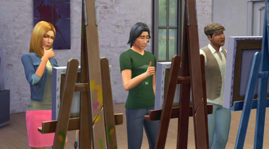 The Sims 4 Painting for Money